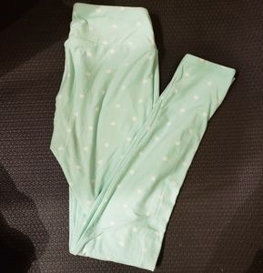 Lularoe Mint With White Polka dots EUC One Size